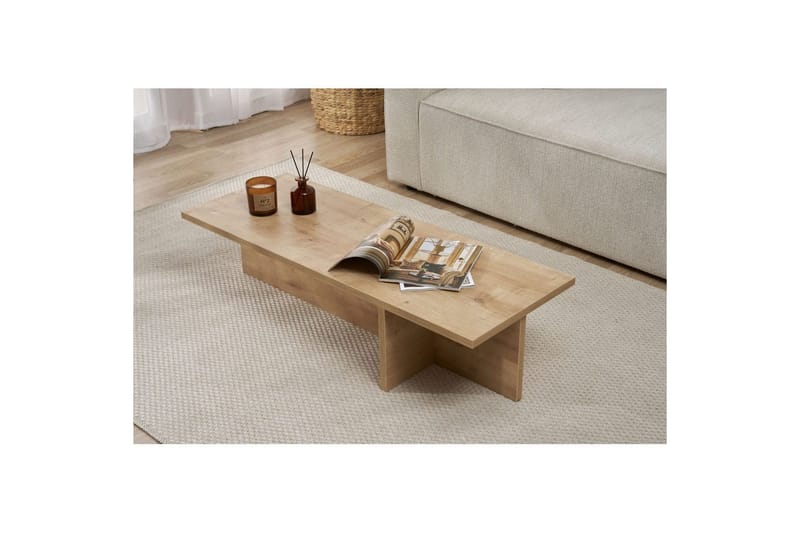 Zephral Sohvapöytä 120 cm - Luonnonväri - Huonekalut - Pöytä & ruokailuryhmä - Sohvapöytä