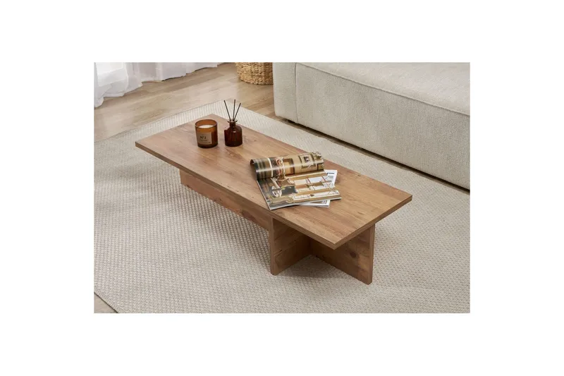 Zephral Sohvapöytä 120 cm - Luonnonväri - Huonekalut - Pöytä & ruokailuryhmä - Sohvapöytä