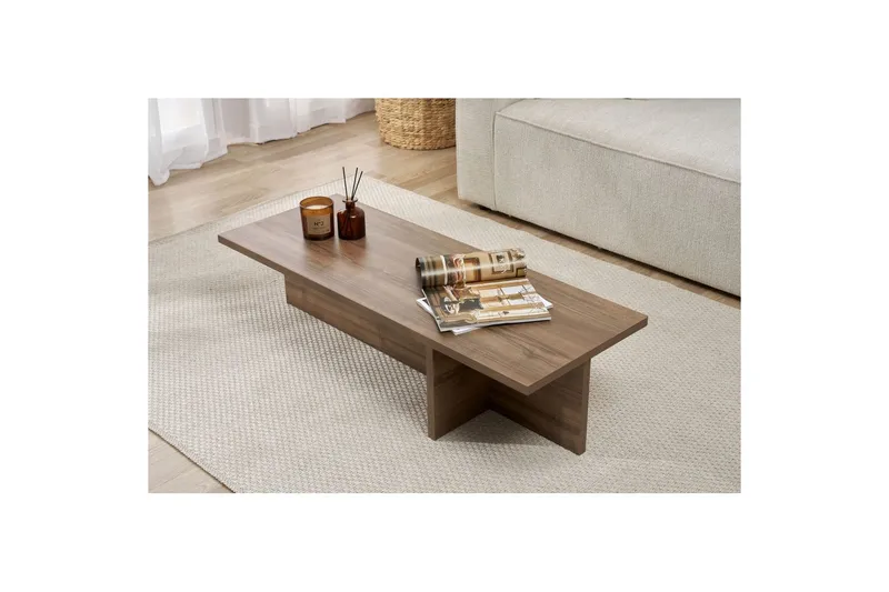 Zephral Sohvapöytä 120 cm - Ruskea - Huonekalut - Pöytä & ruokailuryhmä - Sohvapöytä