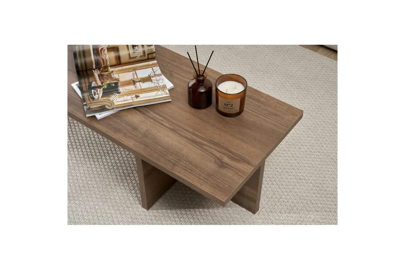 Zephral Sohvapöytä 120 cm - Ruskea - Huonekalut - Pöytä & ruokailuryhmä - Sohvapöytä