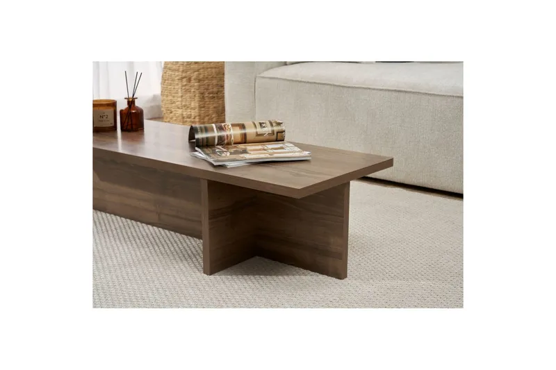 Zephral Sohvapöytä 120 cm - Ruskea - Huonekalut - Pöytä & ruokailuryhmä - Sohvapöytä