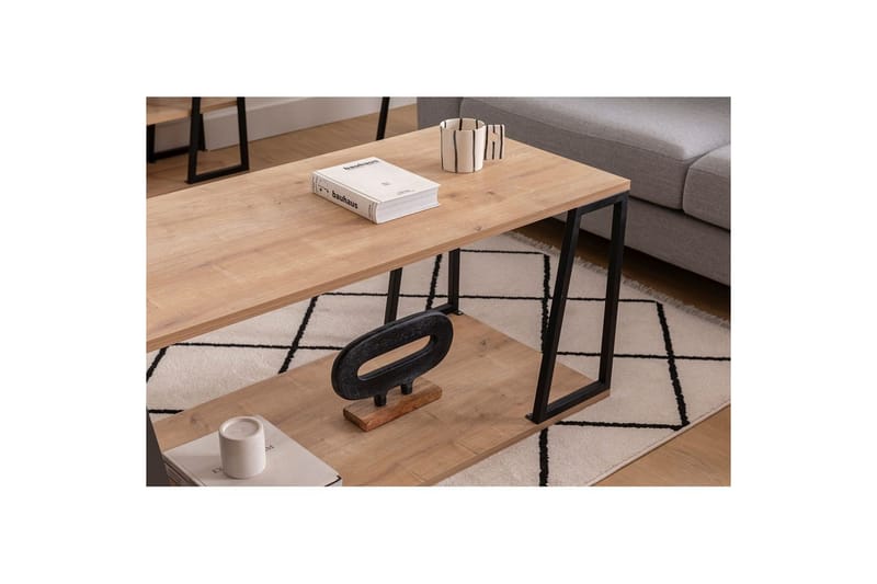 Zeric Sohvapöytä 120 cm - Sininen/Musta - Huonekalut - Pöytä & ruokailuryhmä - Sohvapöytä