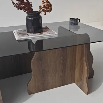 Zevric sohvapöytä 65x105 cm suorakulmainen lasi - Huonekalut - Pöytä & ruokailuryhmä - Sohvapöytä