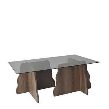 Zevric sohvapöytä 65x105 cm suorakulmainen lasi - Huonekalut - Pöytä & ruokailuryhmä - Sohvapöytä