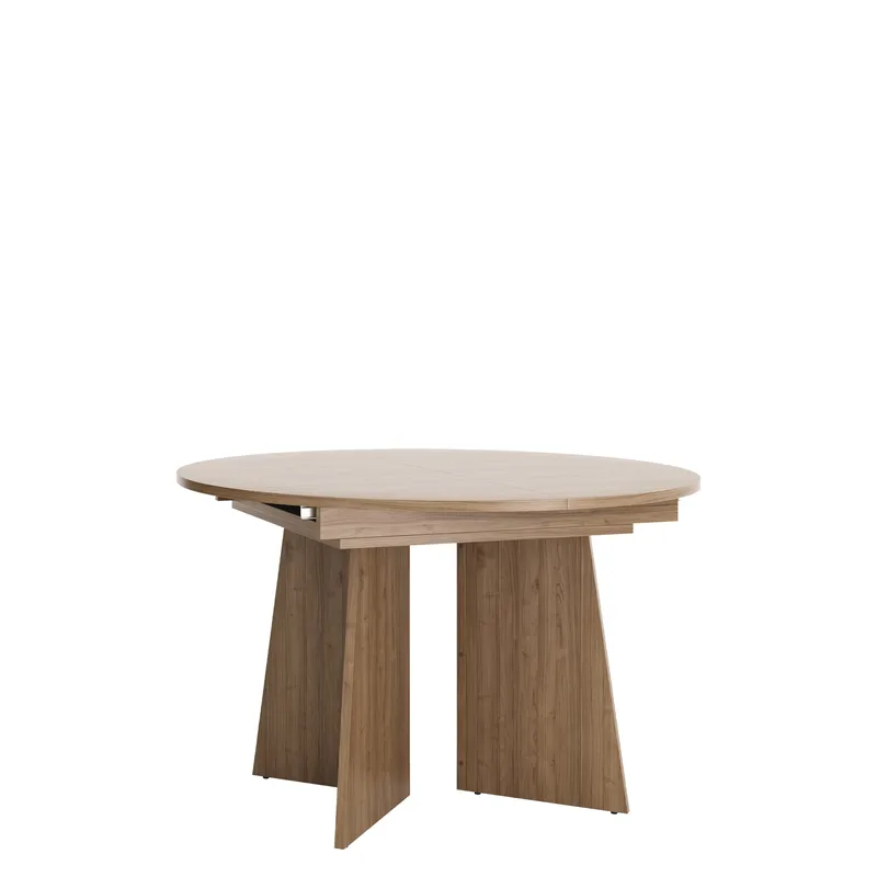 Zeyrin Ruokapöytä 120 cm Pyöreä, Ruskea