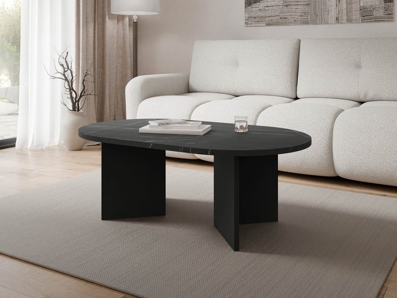 Zyleron Sohvapöytä 110 cm - musta - Huonekalut - Pöytä & ruokailuryhmä - Sohvapöytä