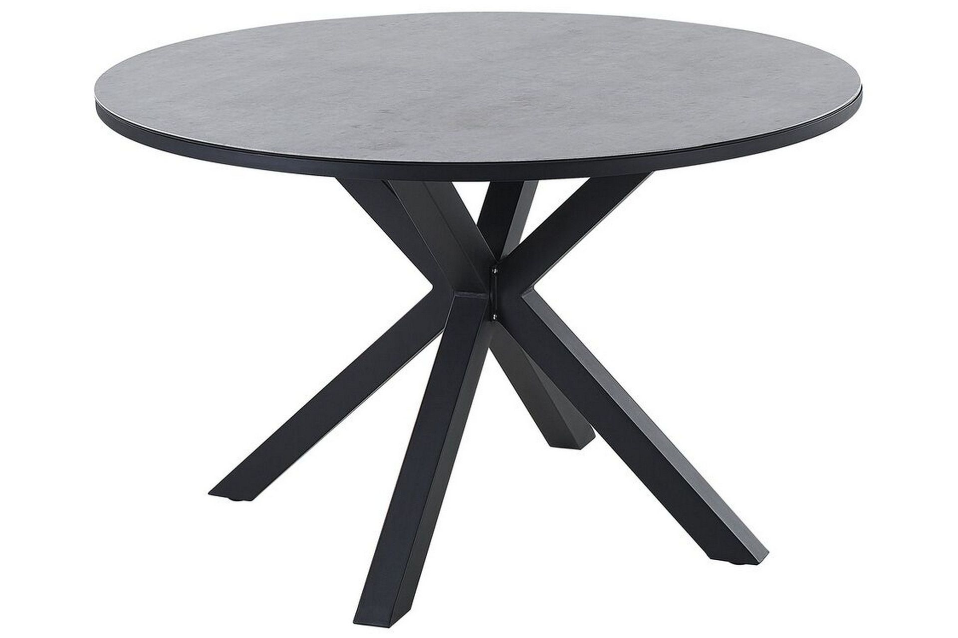 Altona Ruokapöytä 120 cm - Musta/Harmaa
