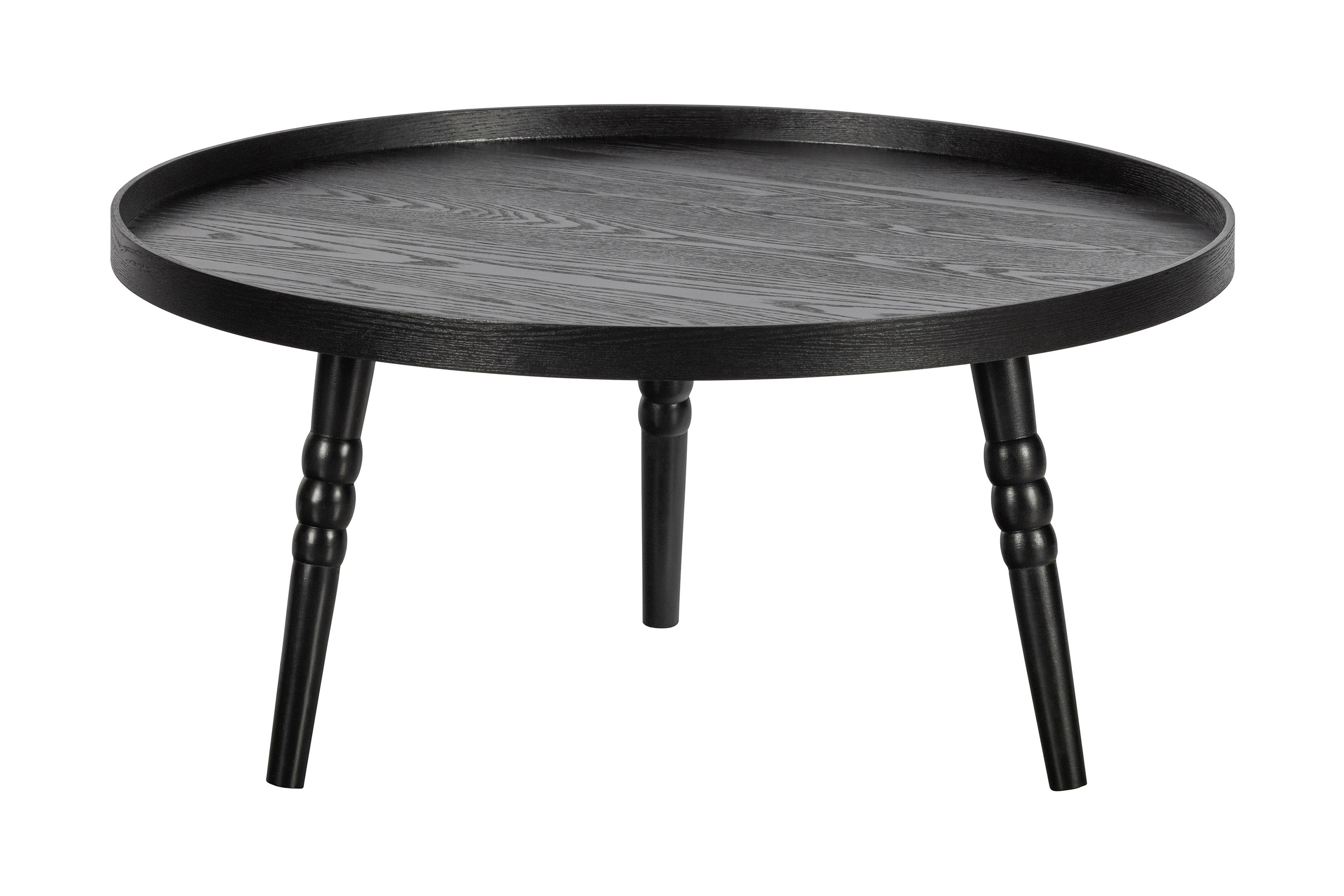 Sivupöytä Adhoori Pyöreä 75 cm - Musta