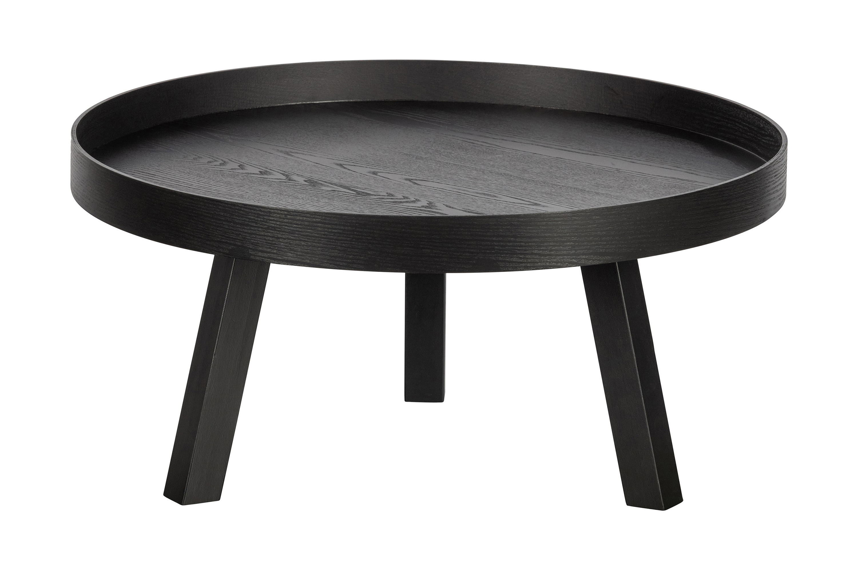 Sivupöytä Lehtisalo Pyöreä 76 cm - Musta