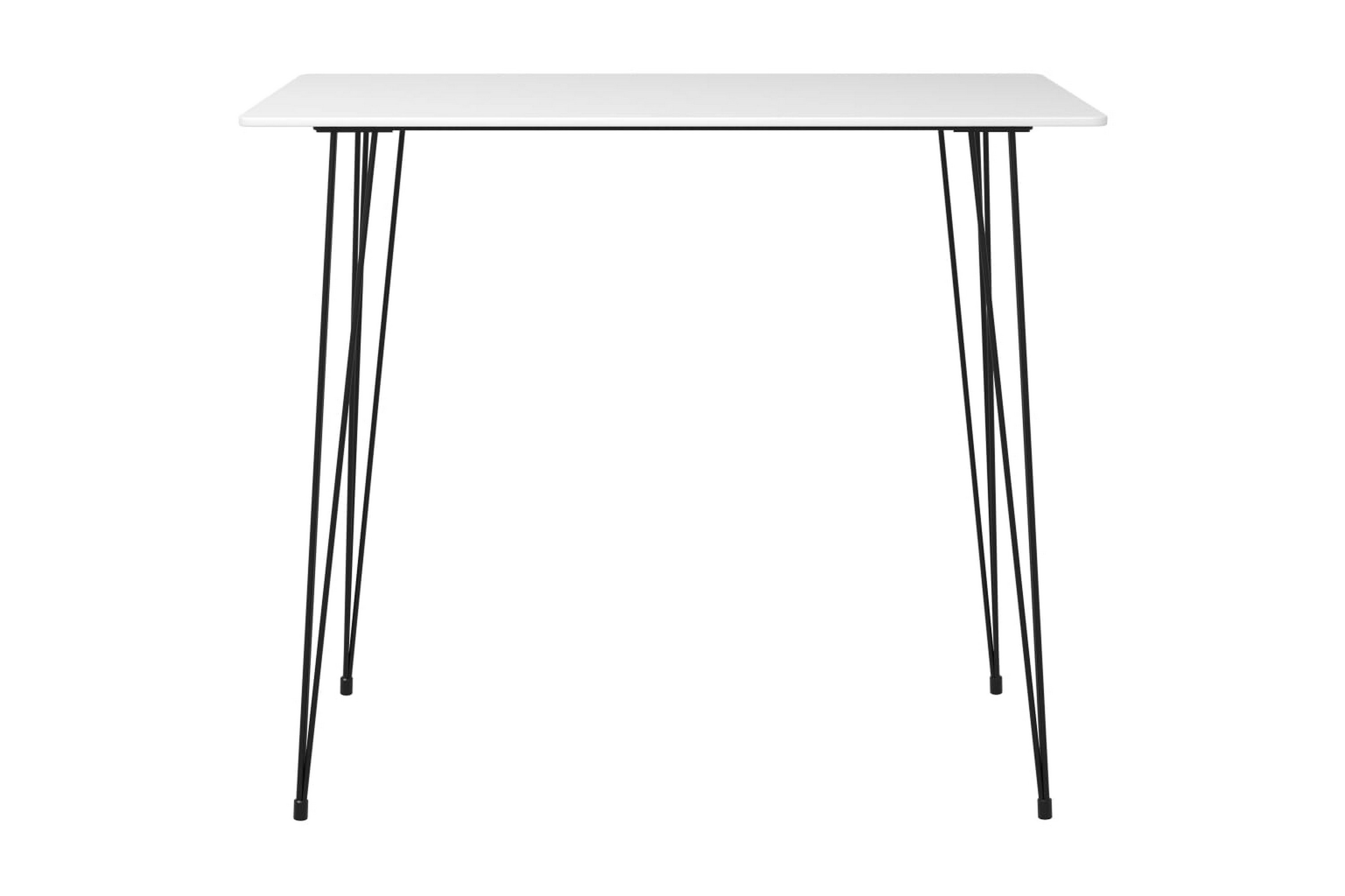 Baaripöytä valkoinen 120x60x105 cm -