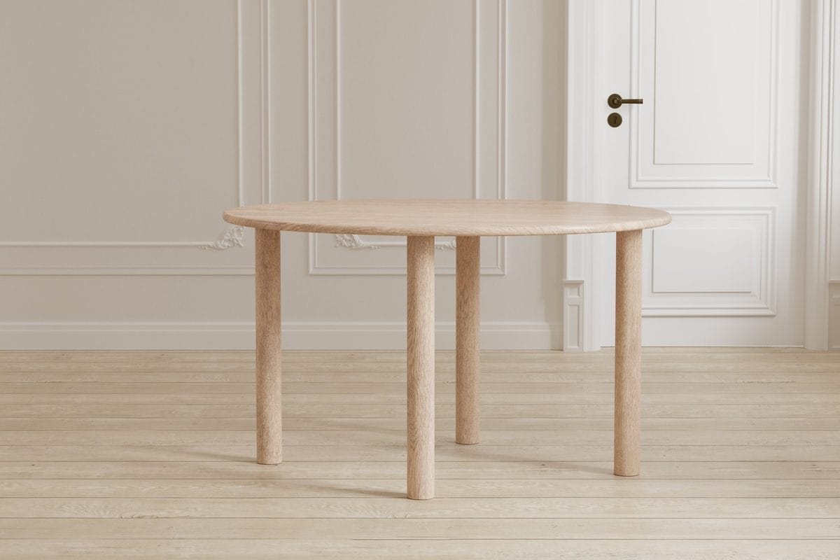 Hilo soikea ruokapöytä 130 cm - Luonnonväri