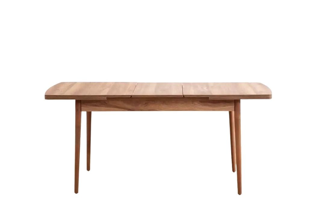 Jatkettava ruokapöytä- ja tuolisetti (7 osaa) Homitis Lidyana (130 x 76 x 80 cm) Antrasiitti -