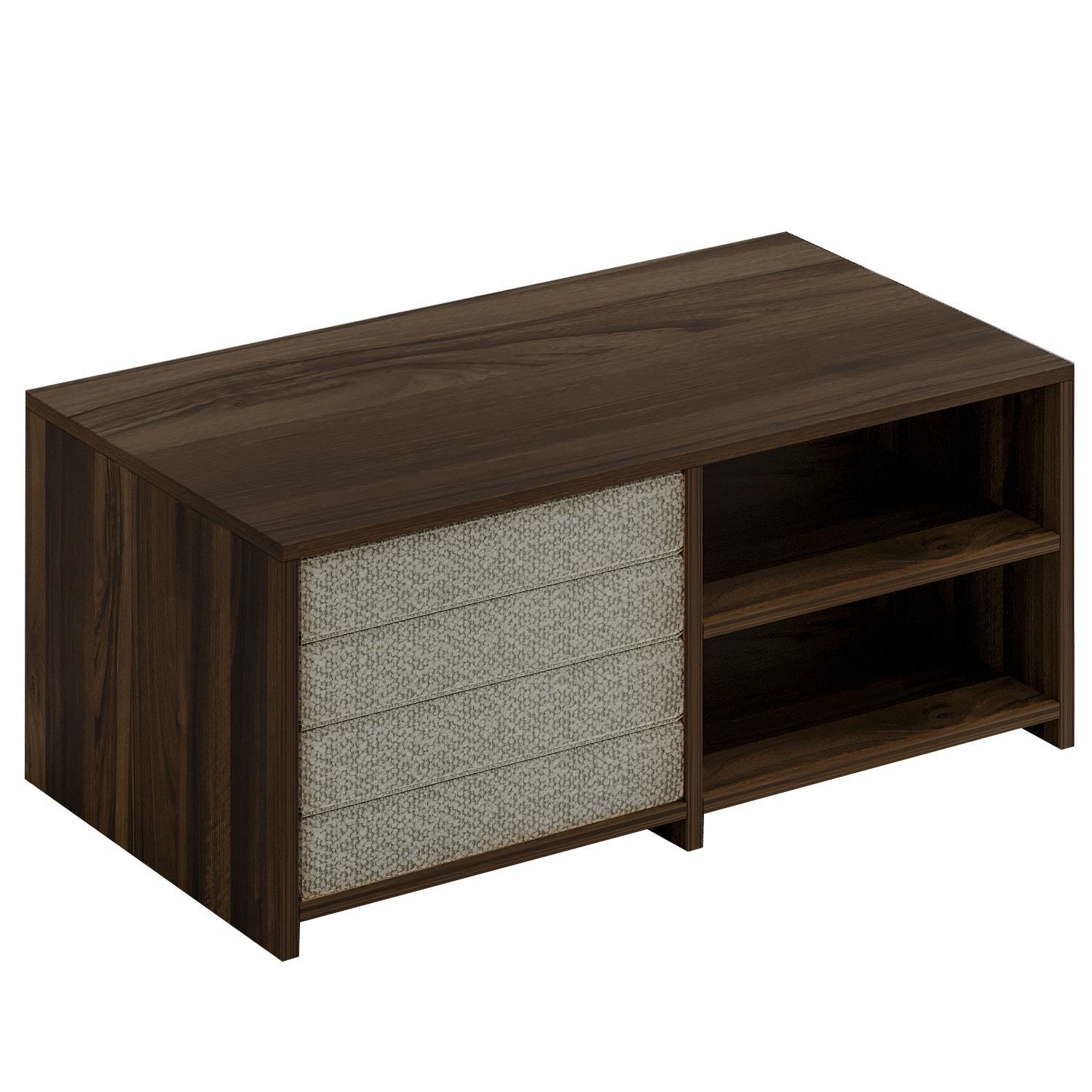 Kavon sohvapöytäsetti 90x44,1x45 cm - Walnut