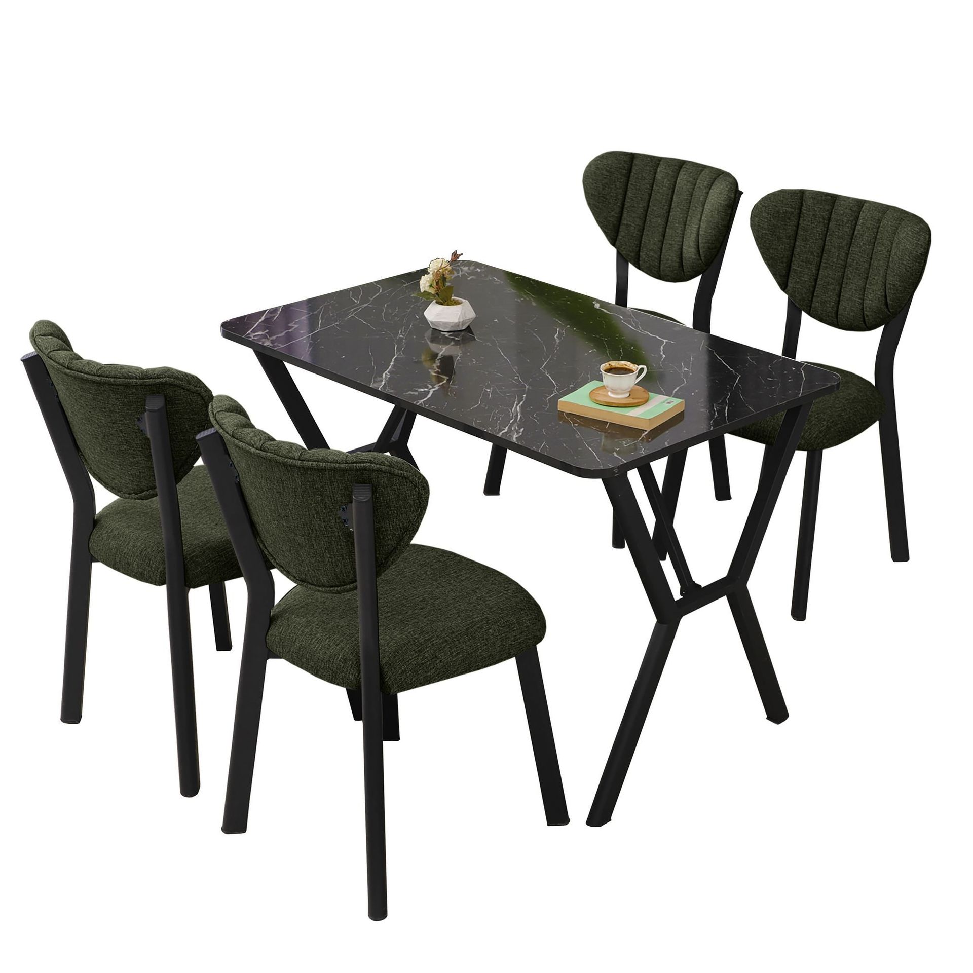 Krylor ruokailuryhmä pöytä 110 cm + 4 tuolia -