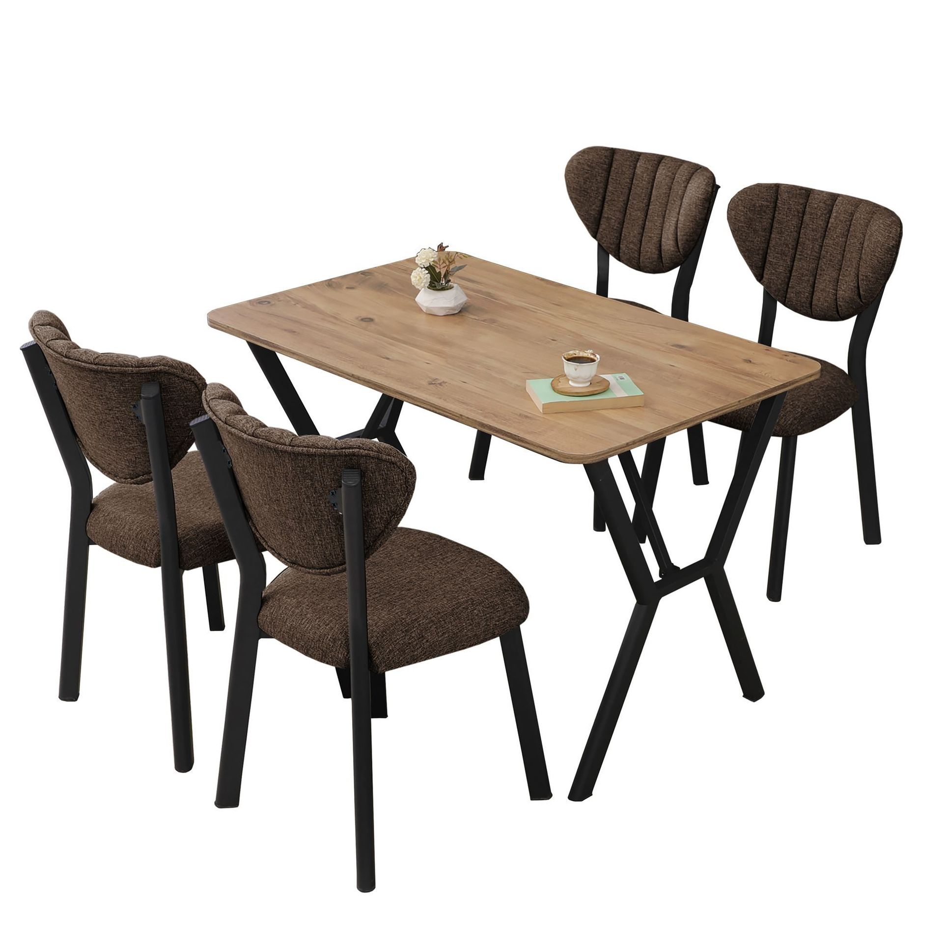 Krylor ruokailuryhmä pöytä 110 cm + 4 tuolia -