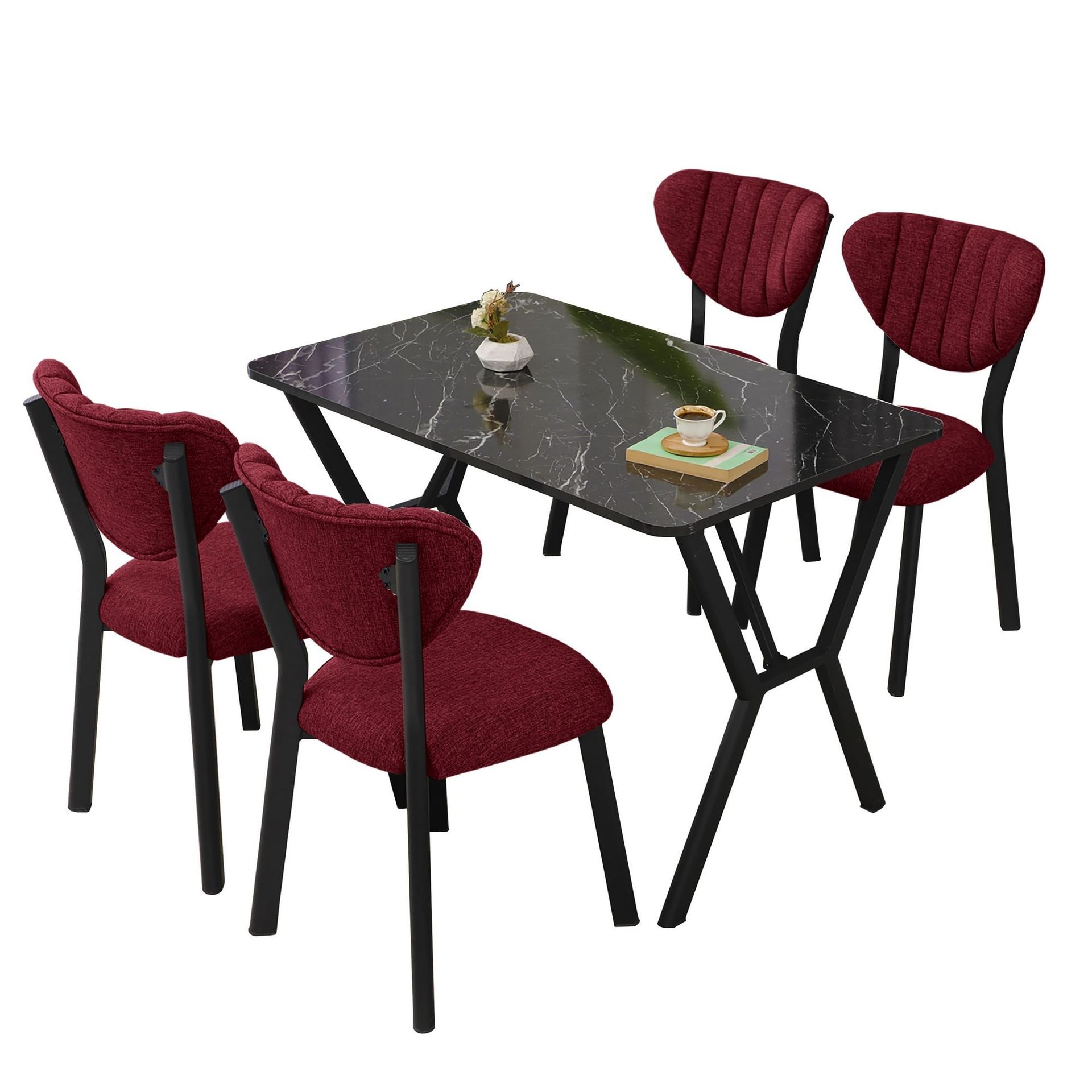 Krylor ruokailuryhmä pöytä 110 cm + 4 tuolia -