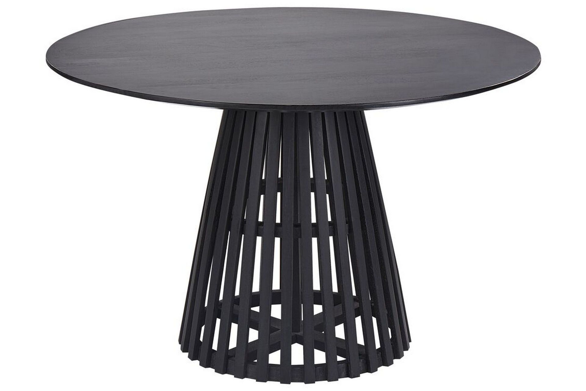 Ortelle Ruokapöytä 120 cm Pyöreä - Musta