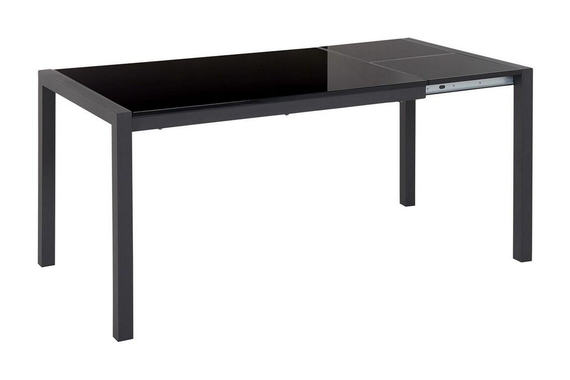Renton Ruokapöytä Jatkettava 120-160x80 cm - Musta