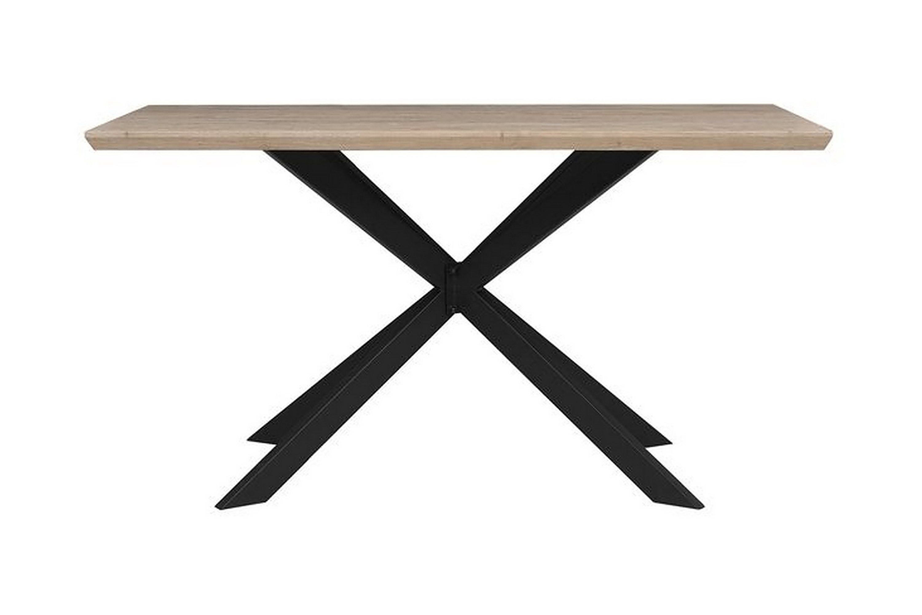 Ruokapöytä Hertiz 140x80 cm - Vaaleanruskea