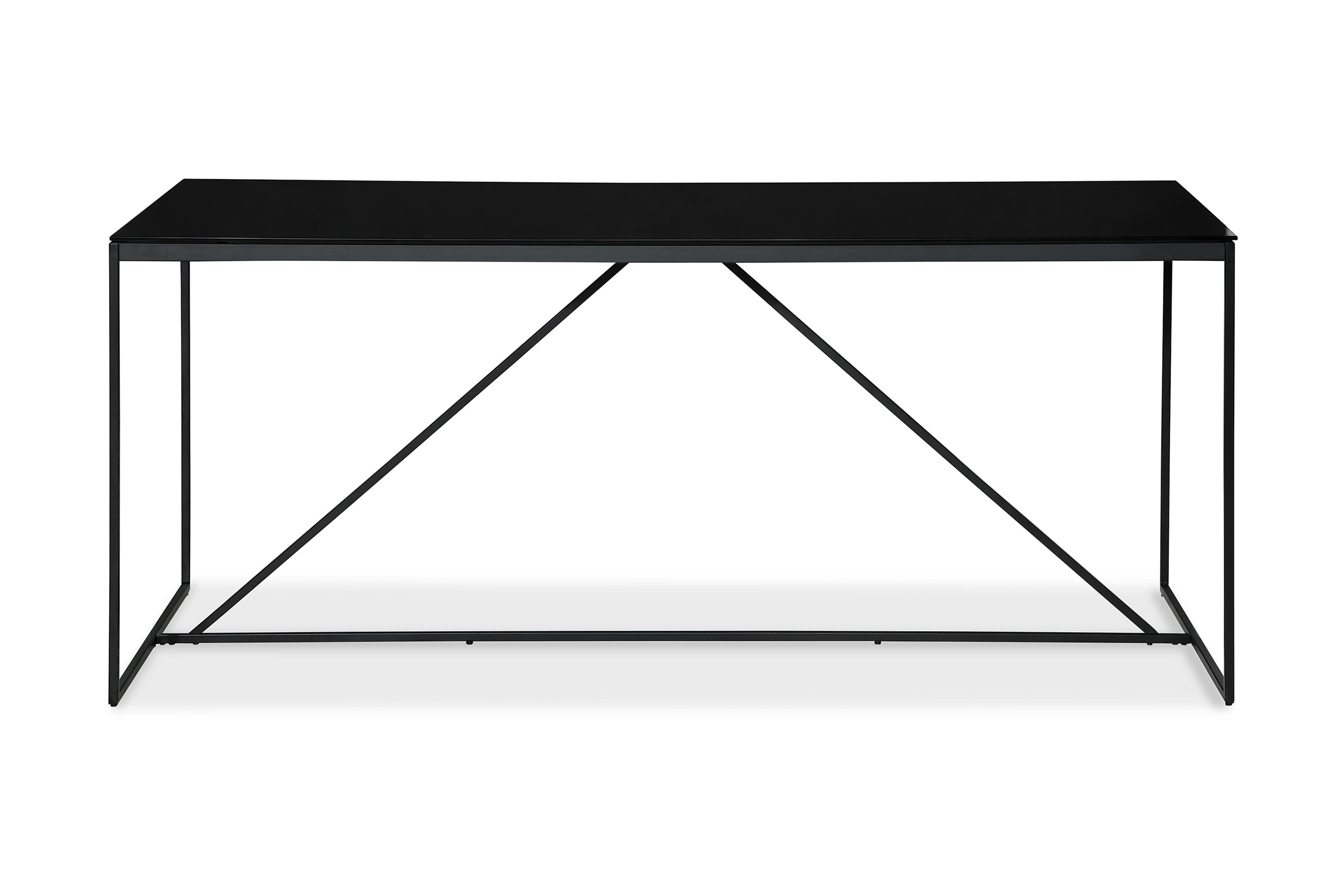 Concept 55 Ruokapöytä Treni 180 cm - Lasi/Metalli