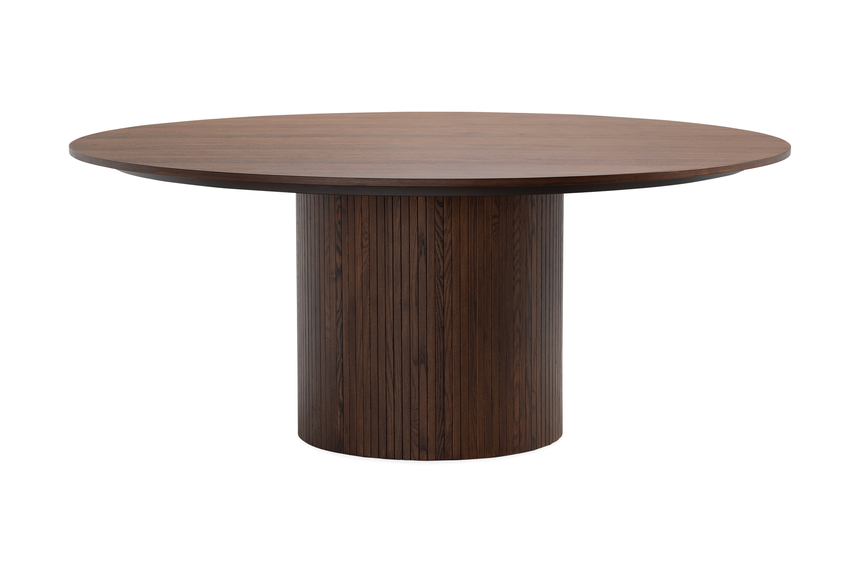 Ruokapöytä Uppveda 180 cm Pyöreä - Tummanruskea
