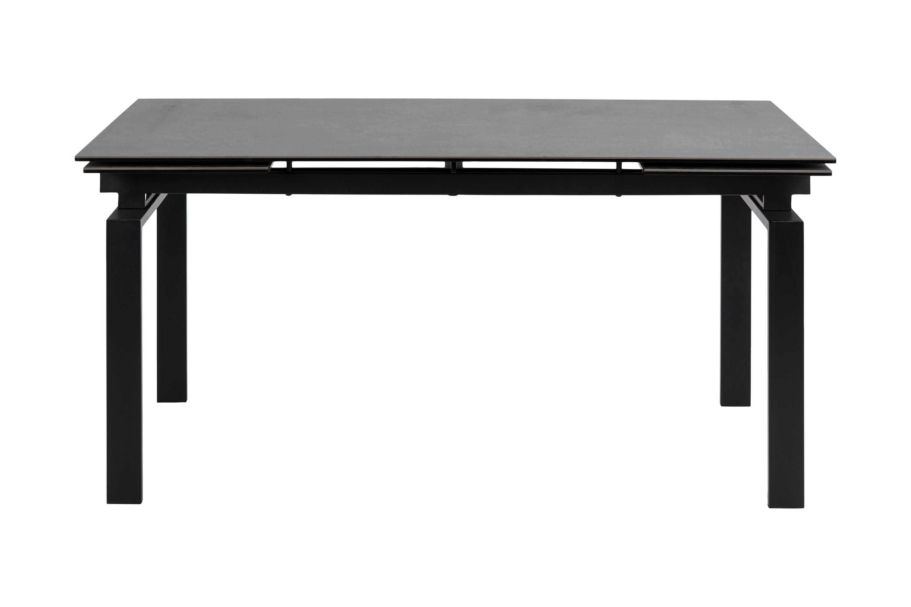 Ruokapöytä Vonarx 240 cm - Lasi/Musta/Matta Musta