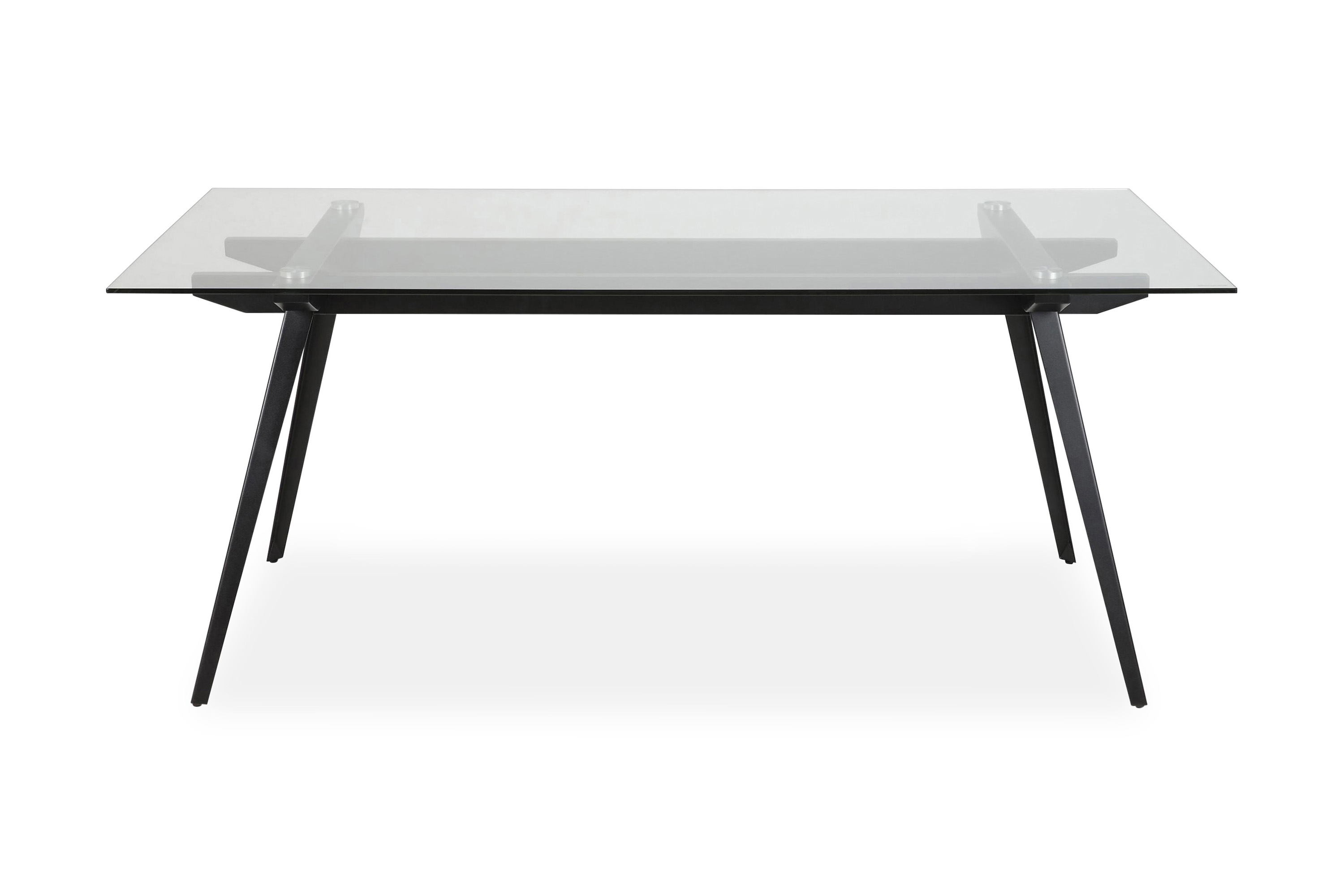 Ruokapöytä Monti 180 cm - Lasi/Musta