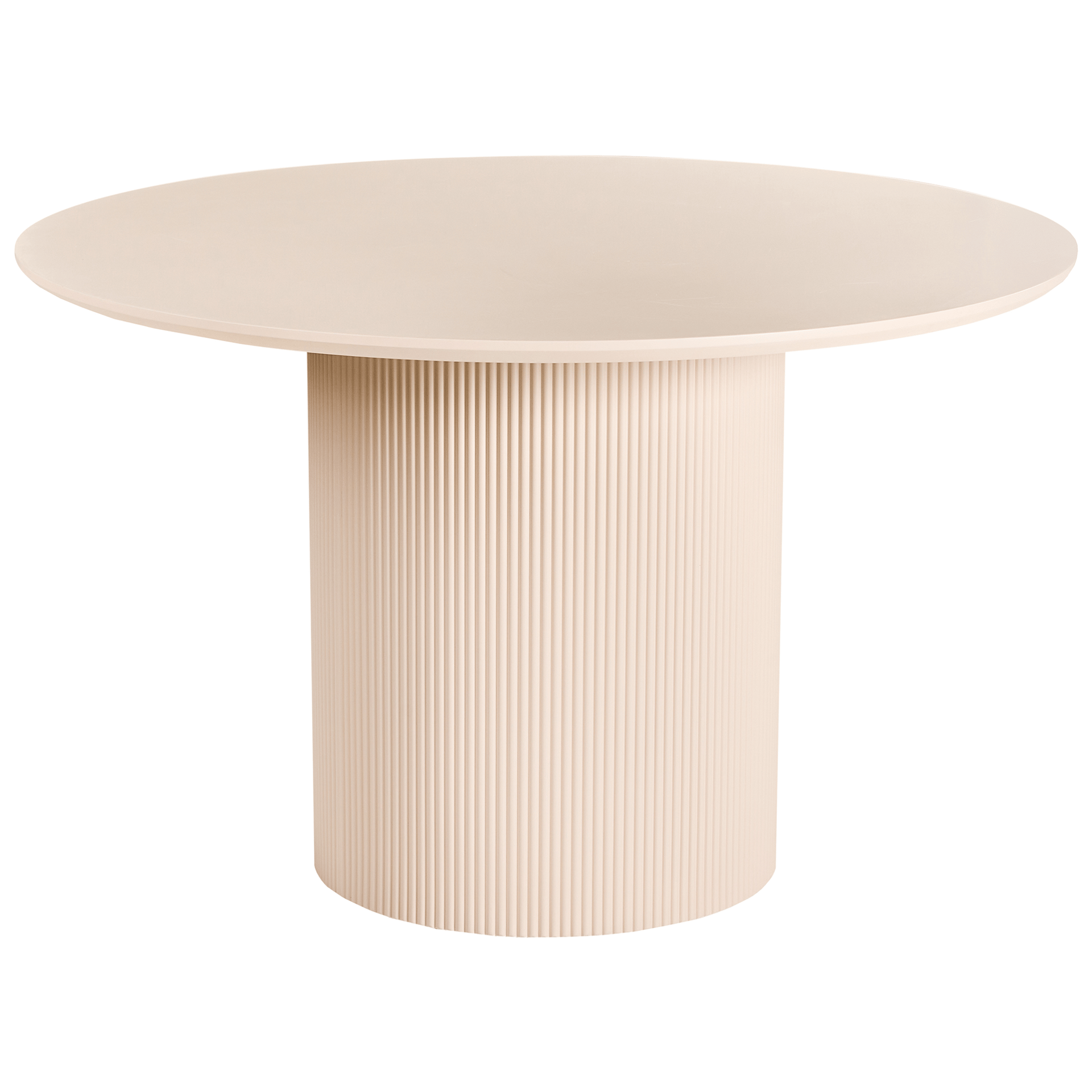 Ruokapöytä Newell 120 cm - Vaalea beige