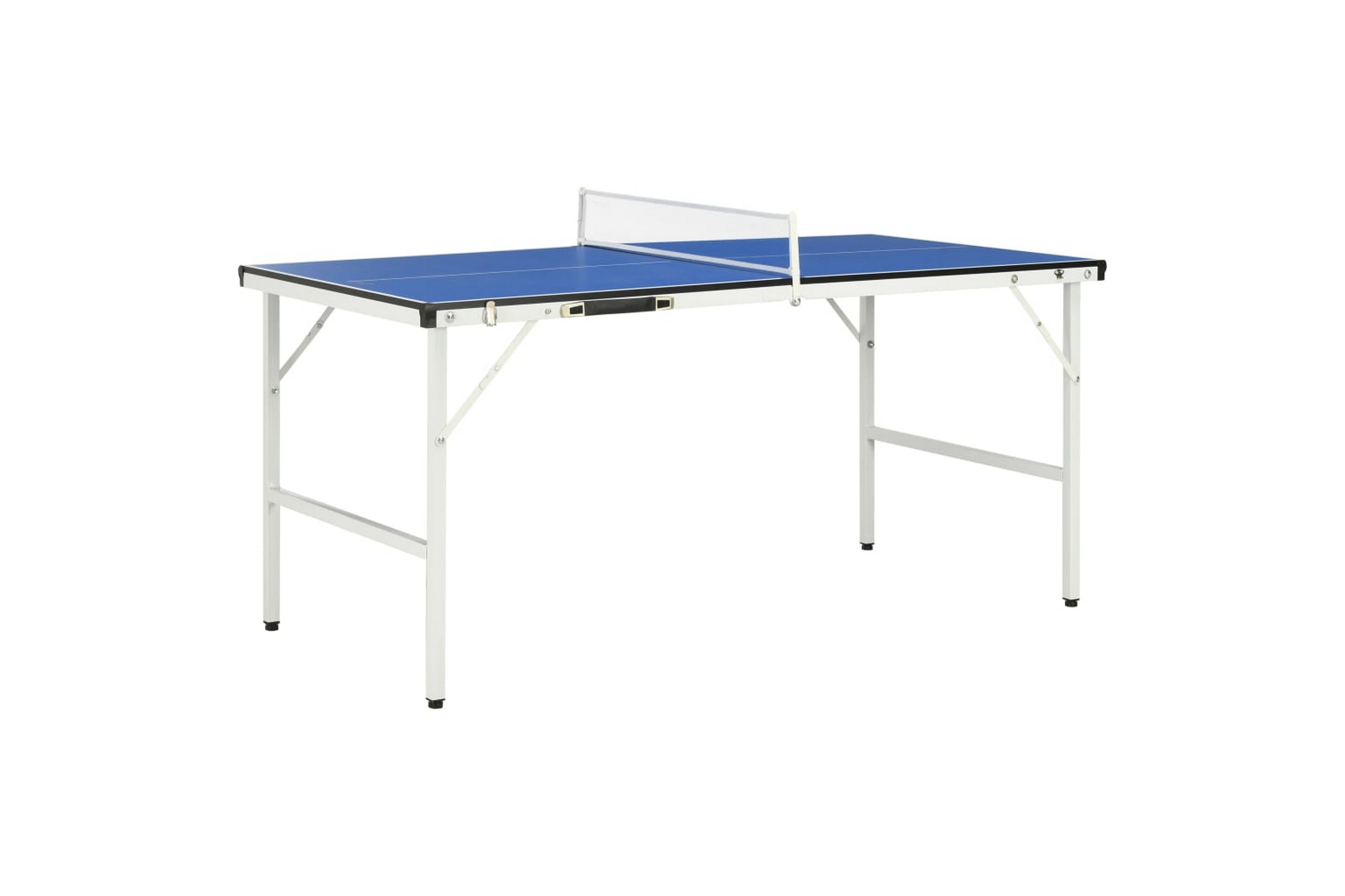 1,5 metrin pingispöytä verkolla 152x76x66 cm sininen - Sininen