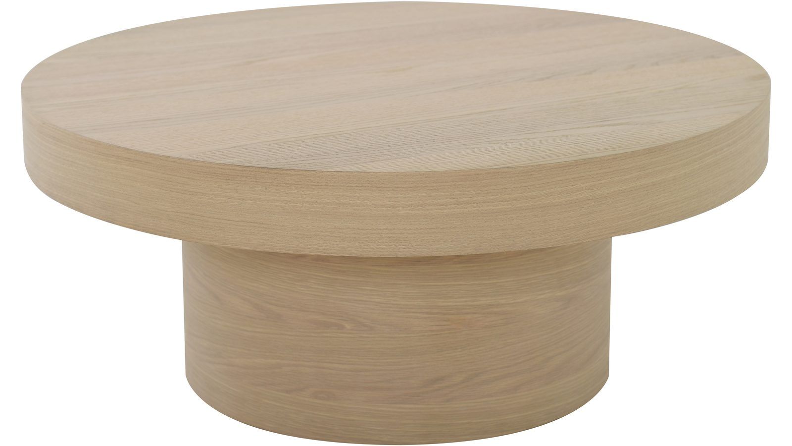 Sohvapöytä Malvik 41 cm / Ø98 cm - Valkopigmentoitu tammi