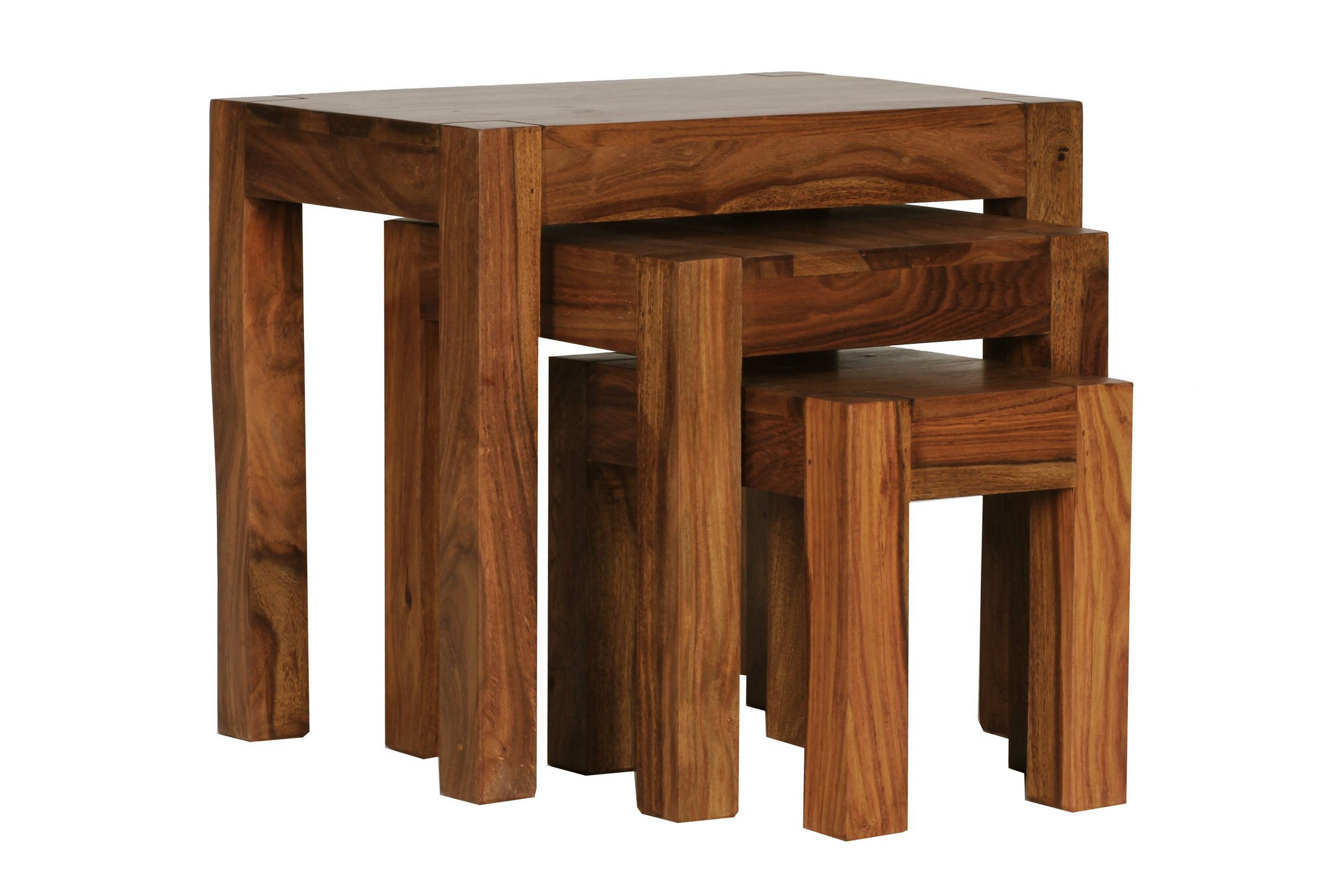 Wohnling Sarjapöytä Perozo 45 cm 3 pöytää - Massiivi Puu