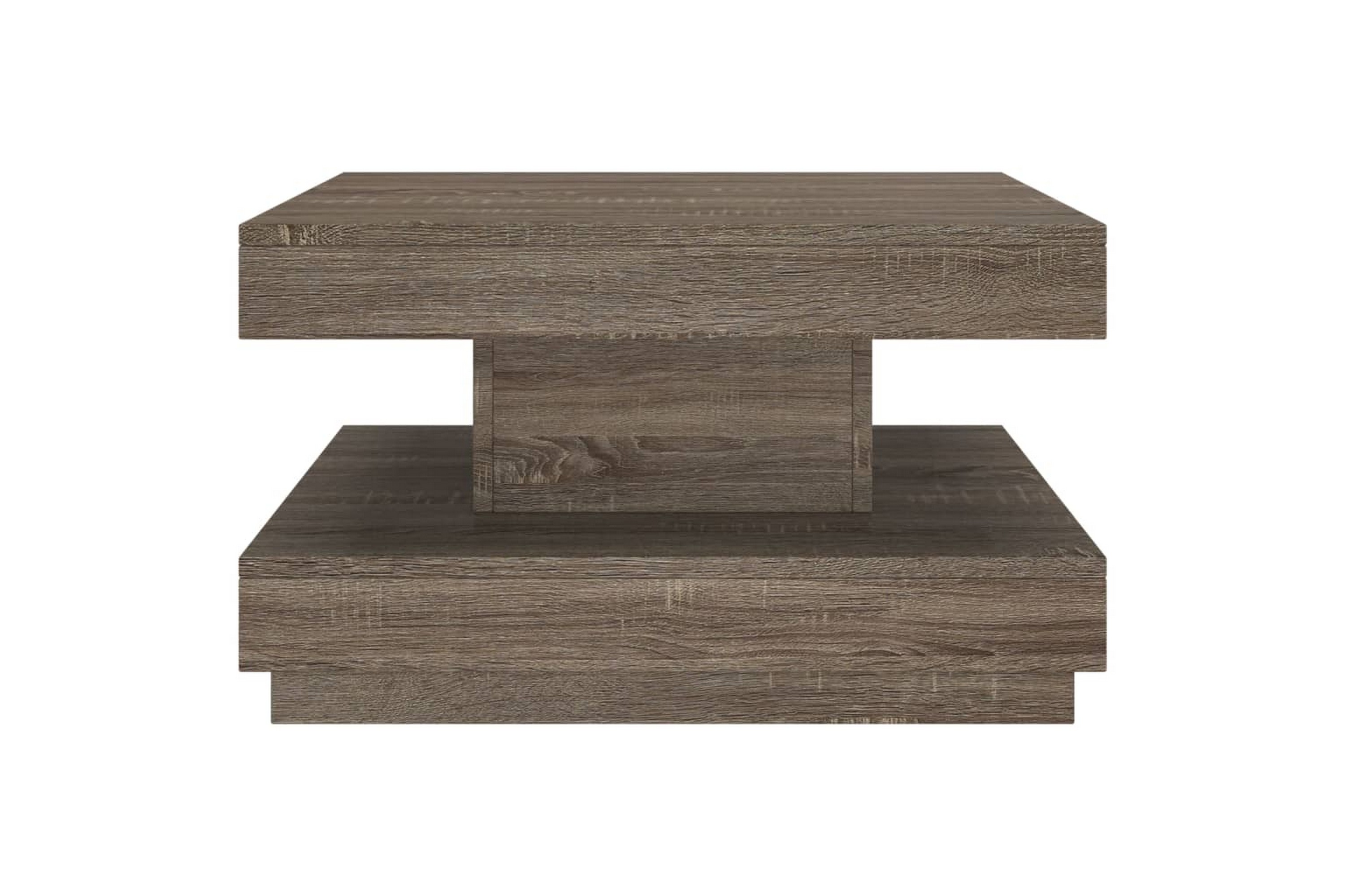 Sohvapöytä harmaa 60x60x35 cm MDF - Harmaa