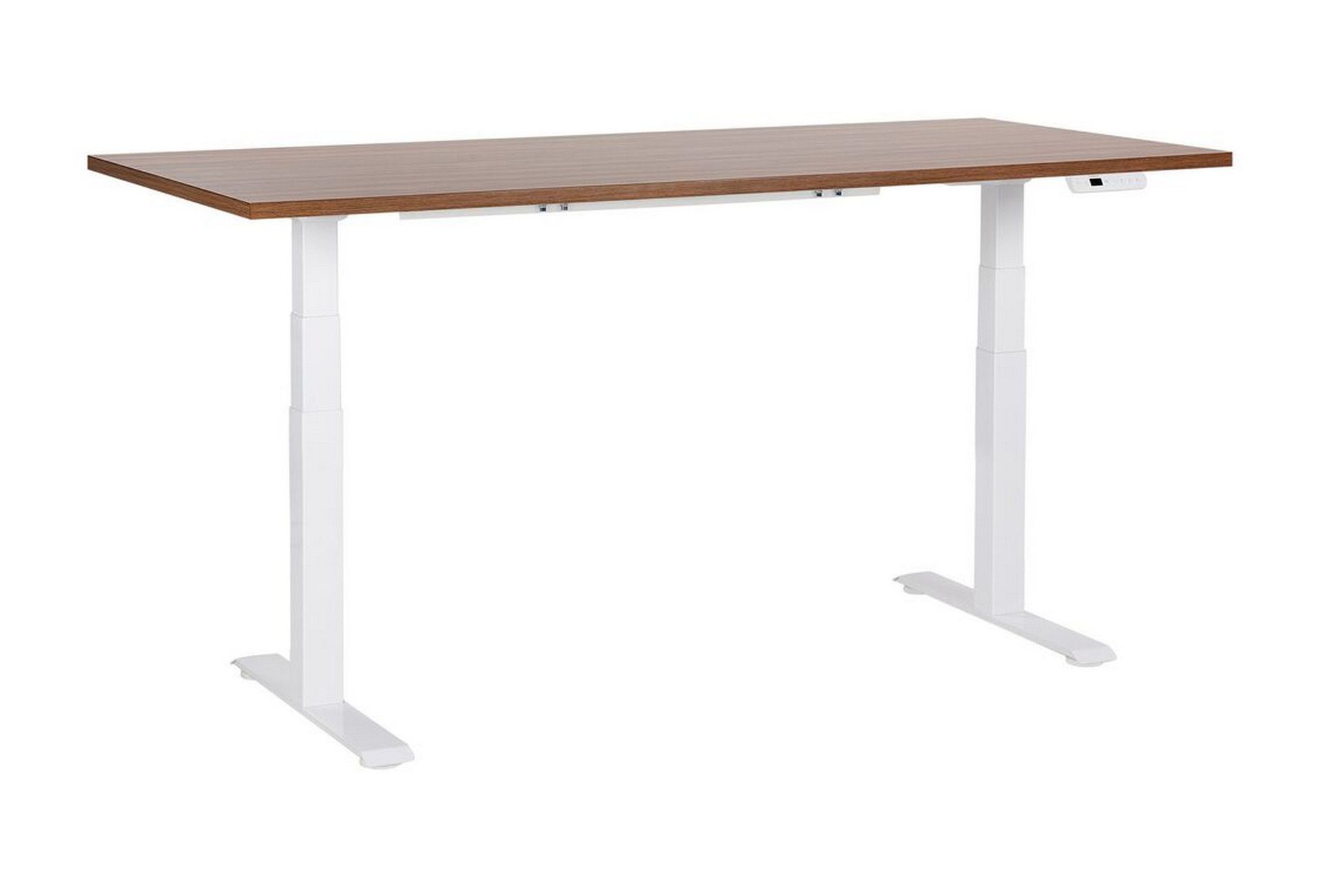 Bina Työpöytä 80x180 cm - Tumma puu/Valkoinen