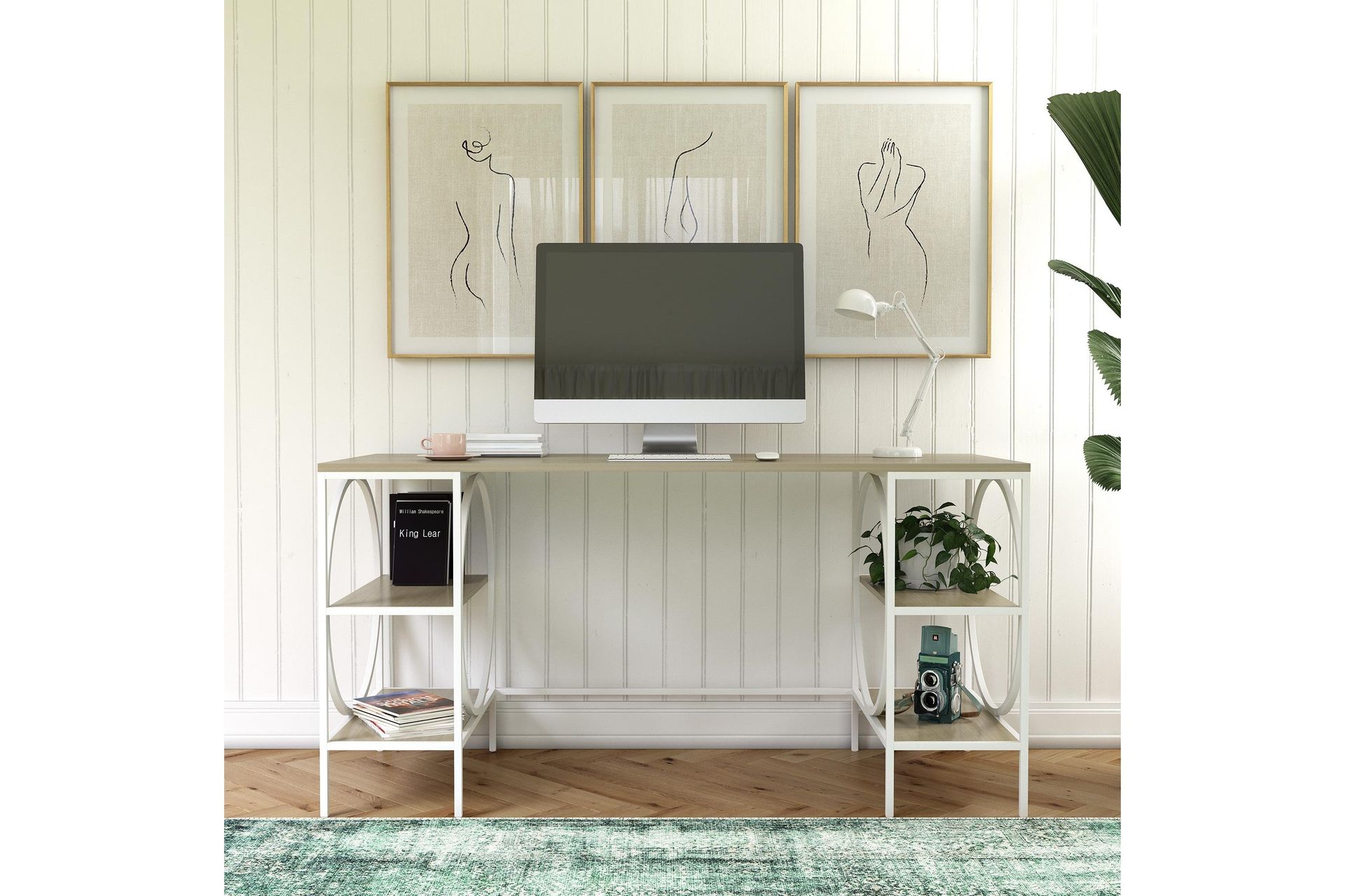Kirjoituspöytä Cambridge 152 cm Ruskea - Dorel Home