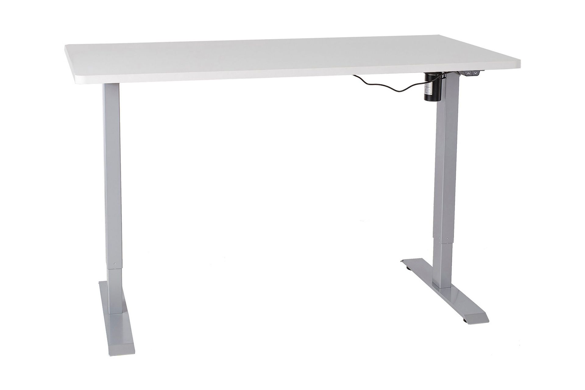 Kirjoituspöytä Cogito 140 cm Korkeussäätö - Harmaa/Valkoinen