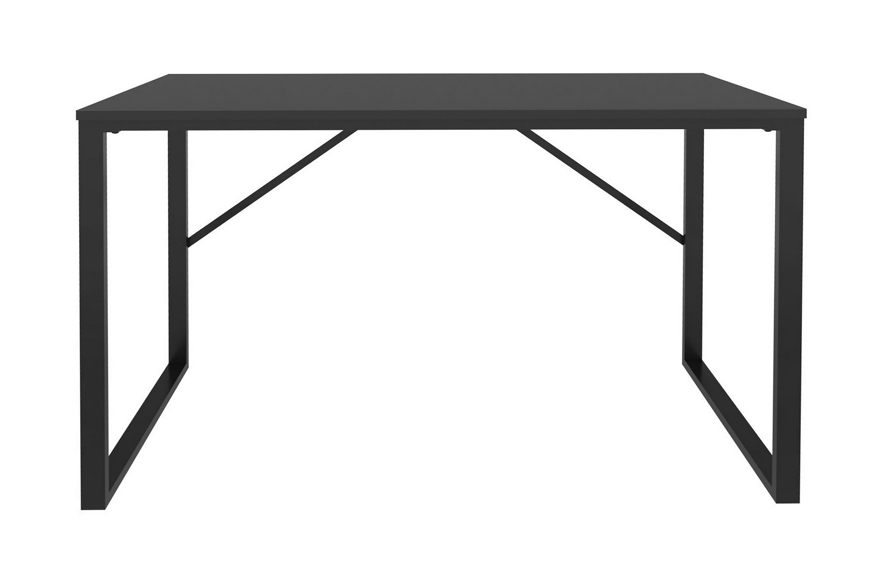 Kirjoituspöytä Wraphis 60x74x120 cm - Musta/Antrasiitti