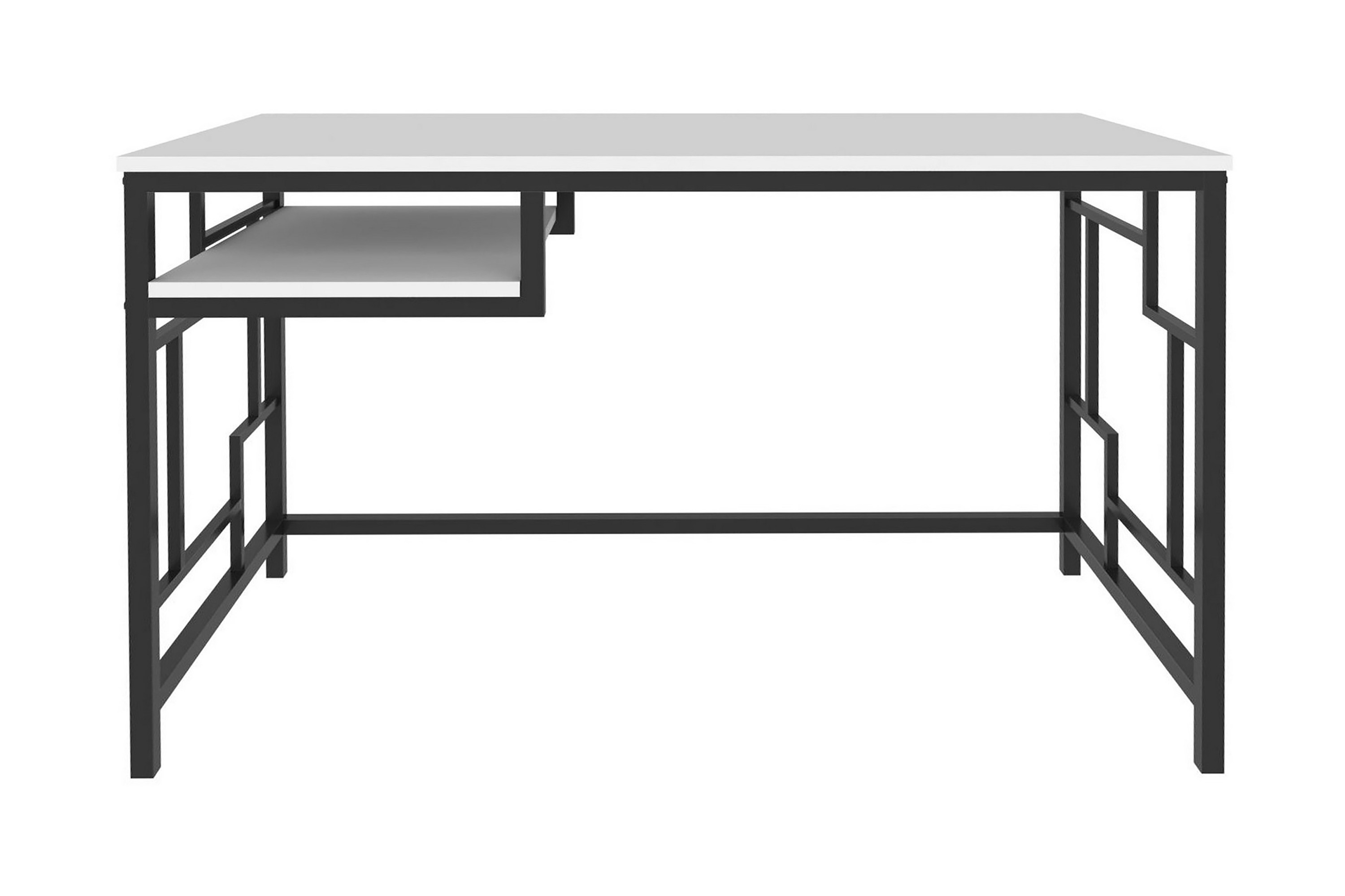 Kirjoituspöytä Yepan 60x74,8x120 cm - Musta/Valkoinen