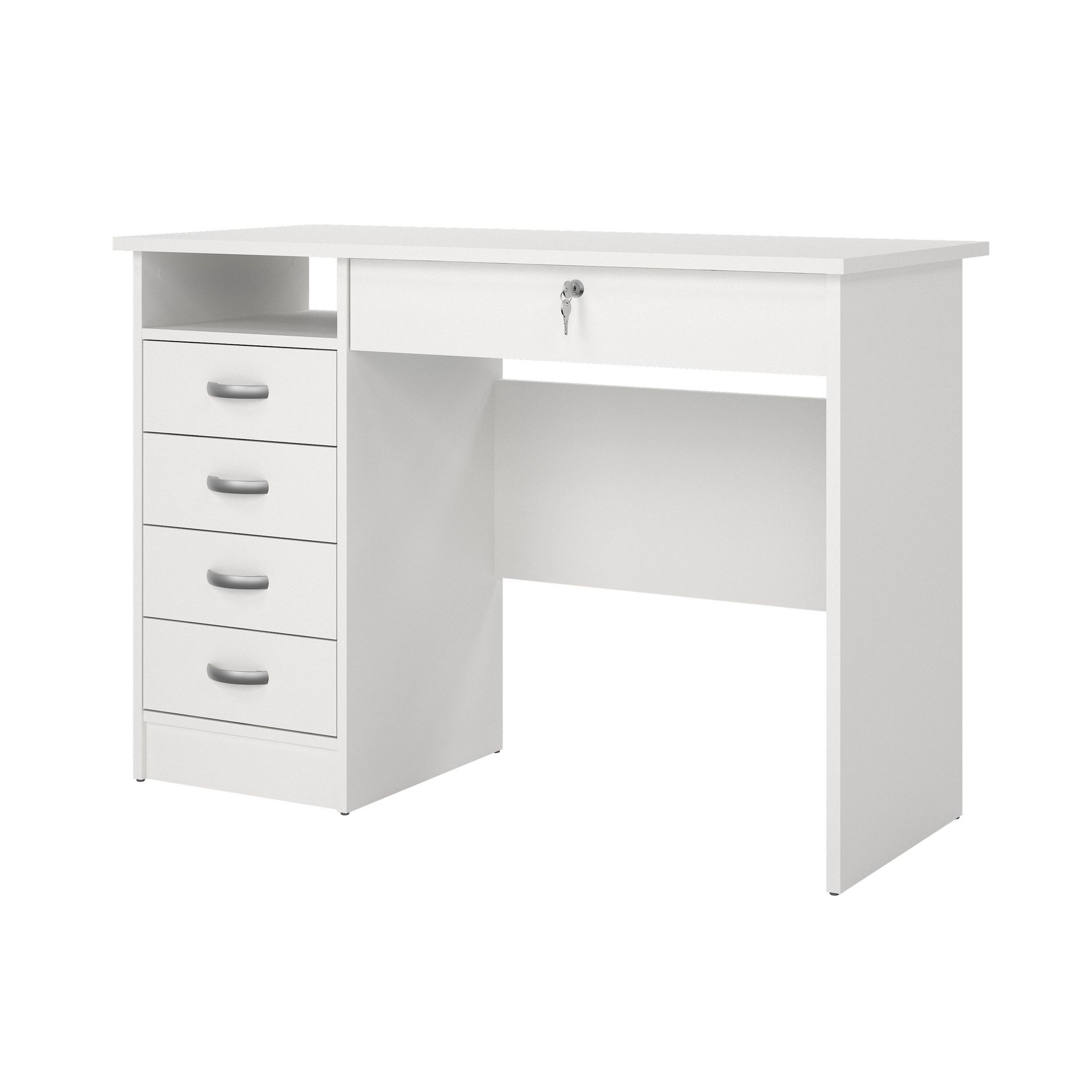 Klintberg työpöytä 5 laatikolla 109x48x76 cm