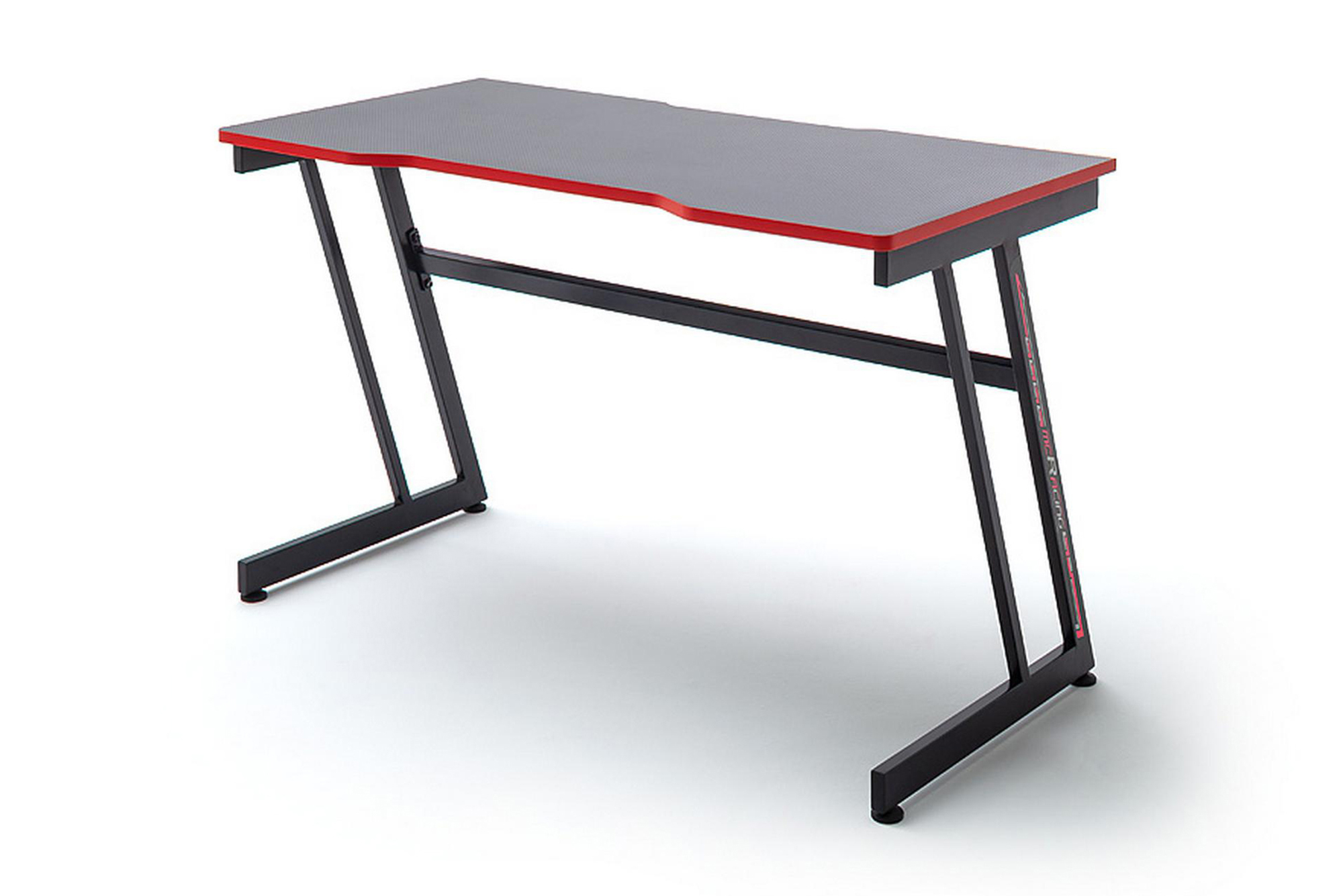 Pelipöytä Fother 120 cm - Musta/Punainen
