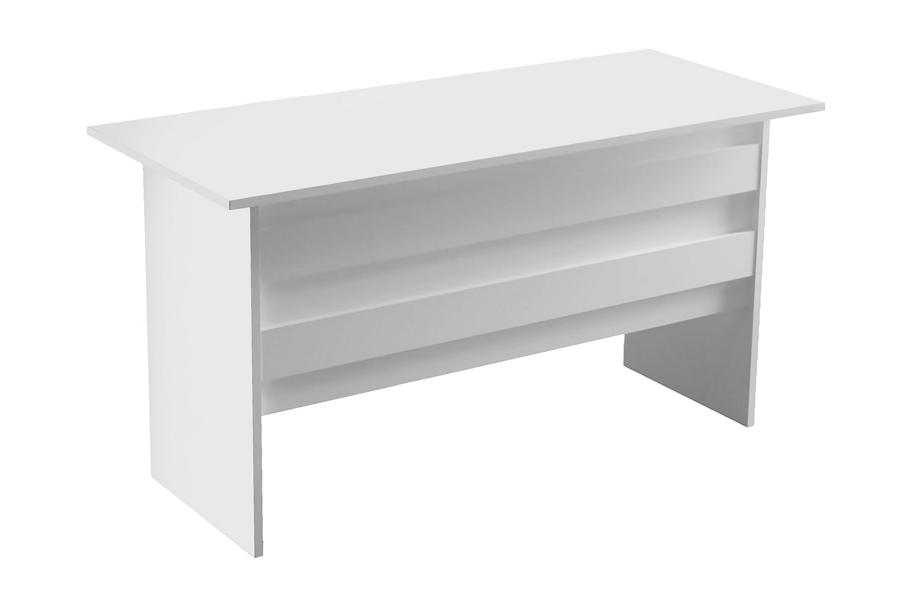 Työpöytä Tully 140 cm - Valkoinen