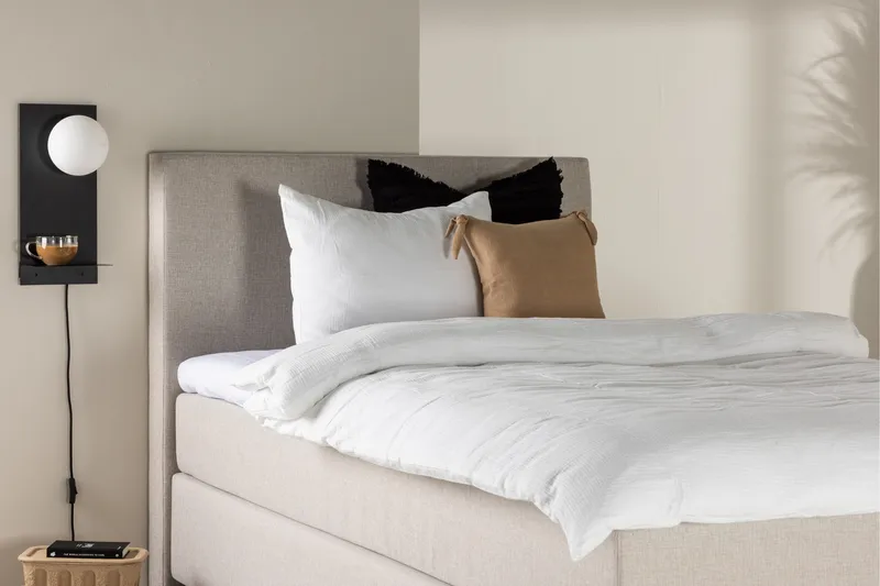 Toledo Sänkypaketti Jenkkisänky 120x200 cm - Beige - Huonekalut - Sänky - Jenkkisängyt