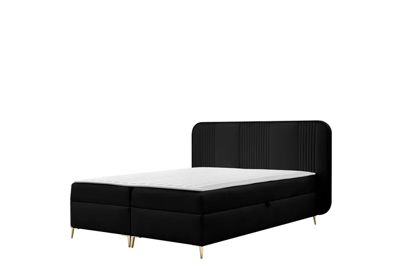 Alani Sänkypaketti Jenkkisänky 120x200 cm - Musta - Huonekalut - Sänky - Sängyt säilytystilalla