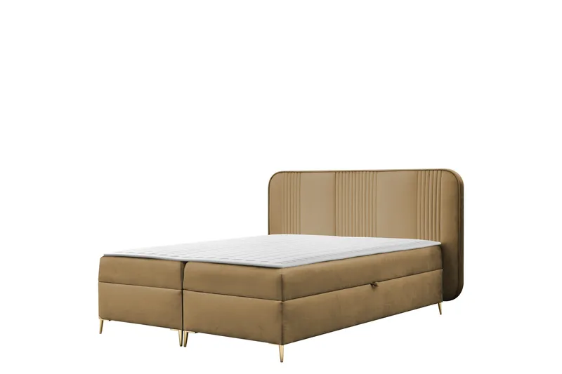 Alani Sänkypaketti Jenkkisänky 120x200 cm - Ruskea - Huonekalut - Sänky - Sängyt säilytystilalla