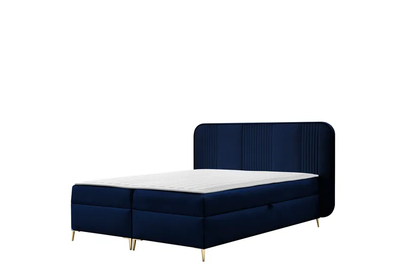 Alani Sänkypaketti Jenkkisänky 120x200 cm - Sininen - Huonekalut - Sänky - Sängyt säilytystilalla