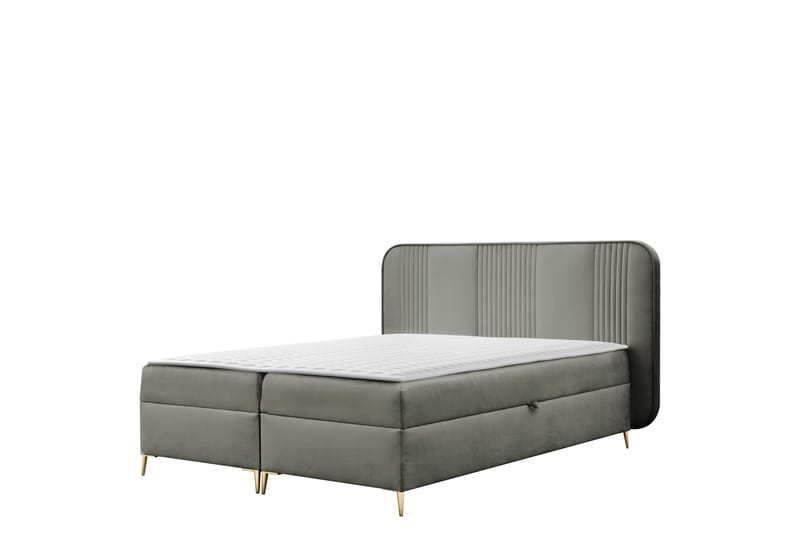 Alani Sänkypaketti Jenkkisänky 160x200 cm - Harmaa - Huonekalut - Sänky - Sängyt säilytystilalla