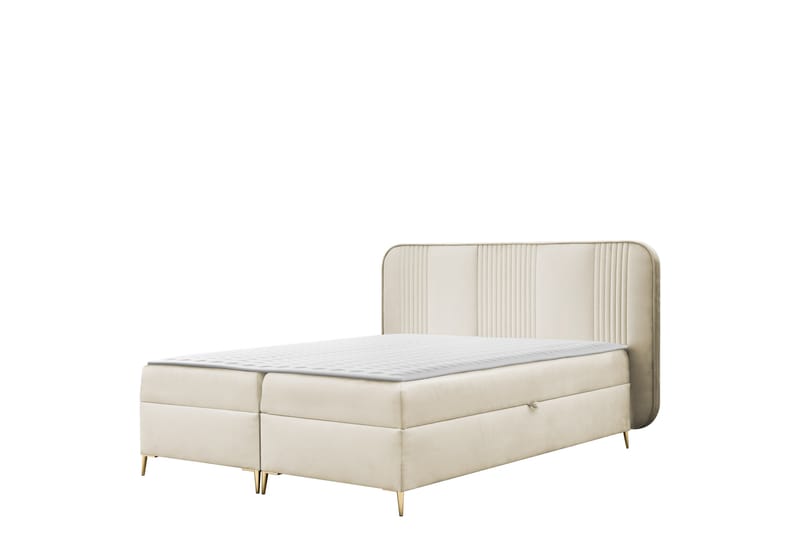 Alani Sänkypaketti Jenkkisänky 180x200 cm - Beige - Huonekalut - Sänky - Jenkkisängyt
