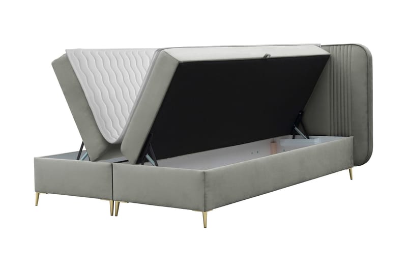 Alani Sänkypaketti Jenkkisänky 180x200 cm - Vihreä - Huonekalut - Sänky - Sängyt säilytystilalla