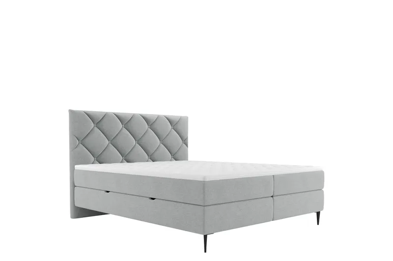 Alasia Sänkypaketti Jenkkisänky 140x200 cm - Harmaa - Huonekalut - Sänky - Sängyt säilytystilalla