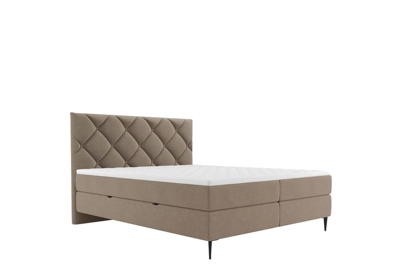 Alasia Sänkypaketti Jenkkisänky 140x200 cm - Ruskea - Huonekalut - Sänky - Sängyt säilytystilalla