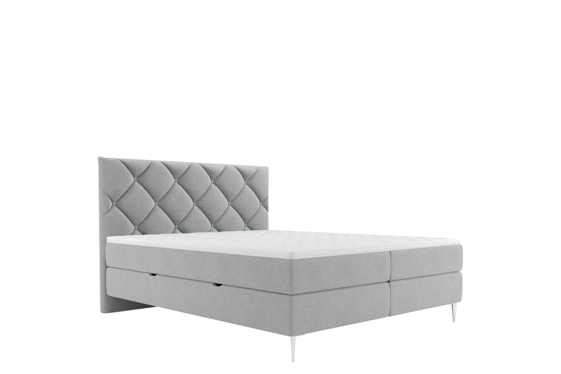 Alasia Sänkypaketti Jenkkisänky 160x200 cm - Harmaa - Huonekalut - Sänky - Sängyt säilytystilalla